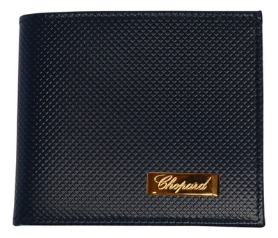 Chopard Classic Racing Dark Blue Leather Unisex Mini Wallet 95012-0319