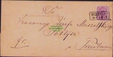 B22750 leere Faltbriefh&uuml;lle Mixstadt um 1875