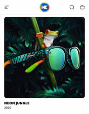 Knockaround Neon Jungle Limited Edition Fort Knocks Sunglasses 2020 