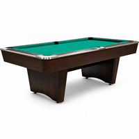Pool Billardtisch John West Nightshade 7Ft Mit Schieferplatte Braun