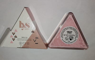 LYS Beauty Triple Fix Translucent Loose Setting Powder - Sincere Pink - New