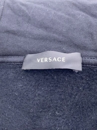 Felpa con cappuccio VERSACE Zip XXL Cotone BLK 1012175 1A08821