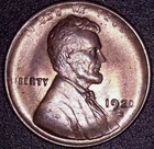 1920-S LINCOLN WHEAT 1C , MS FULL WHEATS