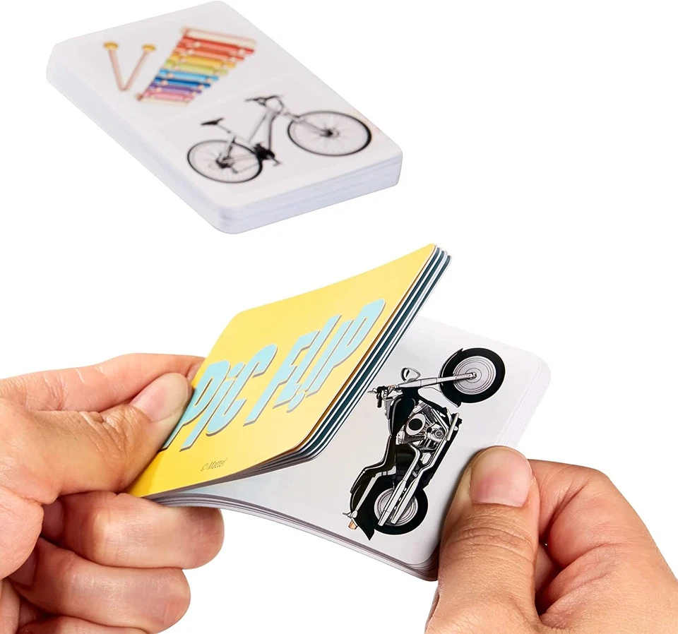 Mattel Games- Pic Flip Juego de Cartas para Niños, Multicolor (GKD70) Flip Pic - Imagen 3 de 4