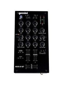 Gemini MXR-01BT 2 Channel Professional DJ Mixer With Bluetooth Input