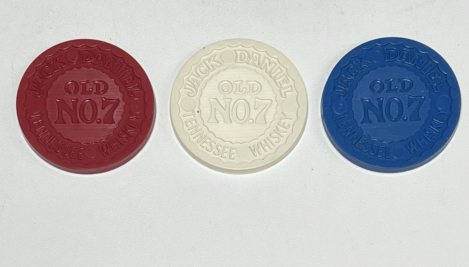 Vintage Jack Daniels Old No. 7 Tennessee Whiskey Poker Set Cards Chips Tin