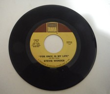 45 -Stevie Wonder - For Once In My Life & Angie Girl - Tamla T-54174