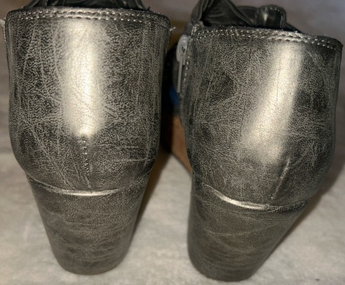 Corkys size 6 Pewter/gray wedge sandals - Picture 3 of 10