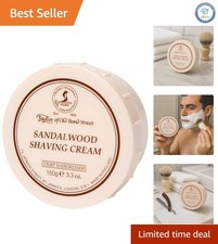 Taylor Of Old Bond Street Sandalwood Shaving Cream, 5.3-Oz - Paraben-Free