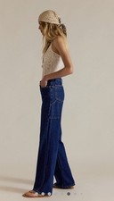 We the Free By Free People 27 Jeans Tinsley Baggy High Rise Straight Leg