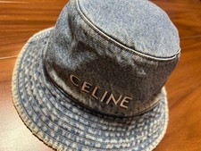 21ss CELINE Celine denim bucket hat M wash