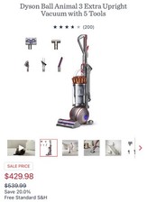 Dyson Ball Animal 3 Corded Vacuum with 5 Accessories
