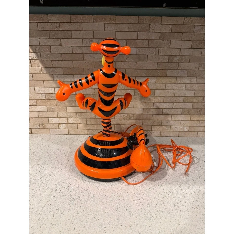 Teléfono animado vintage Disney Tigger Foto 3 de 4