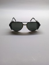 Vintage Uvex Z87 Aviator Gun Metal Safety Glasses 5.50-9159 S096 Sunglasses