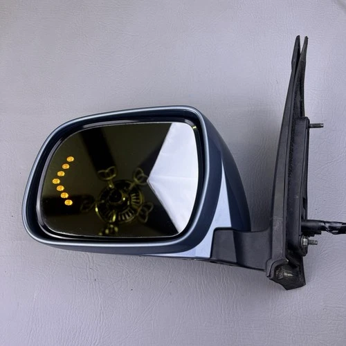 05-10 TOYOTA SIENNA LEFT DOOR MIRROR TURN SIGNAL AUTO DIMMING PUDDLE DRIVER BLUE