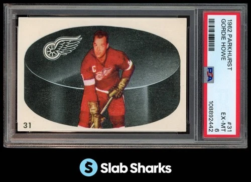 1962 PARKHURST #31 GORDIE HOWE PSA 6