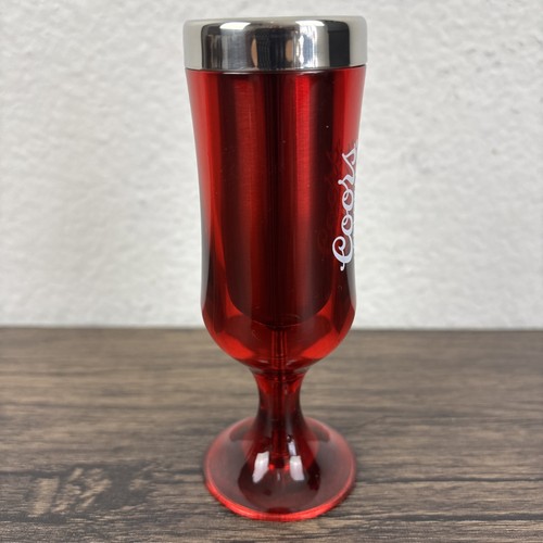 Vintage Coors Bier Colorado rot Schnapsglas Kunststoff 4,5" selten Sammlerstück - Bild 7 von 12