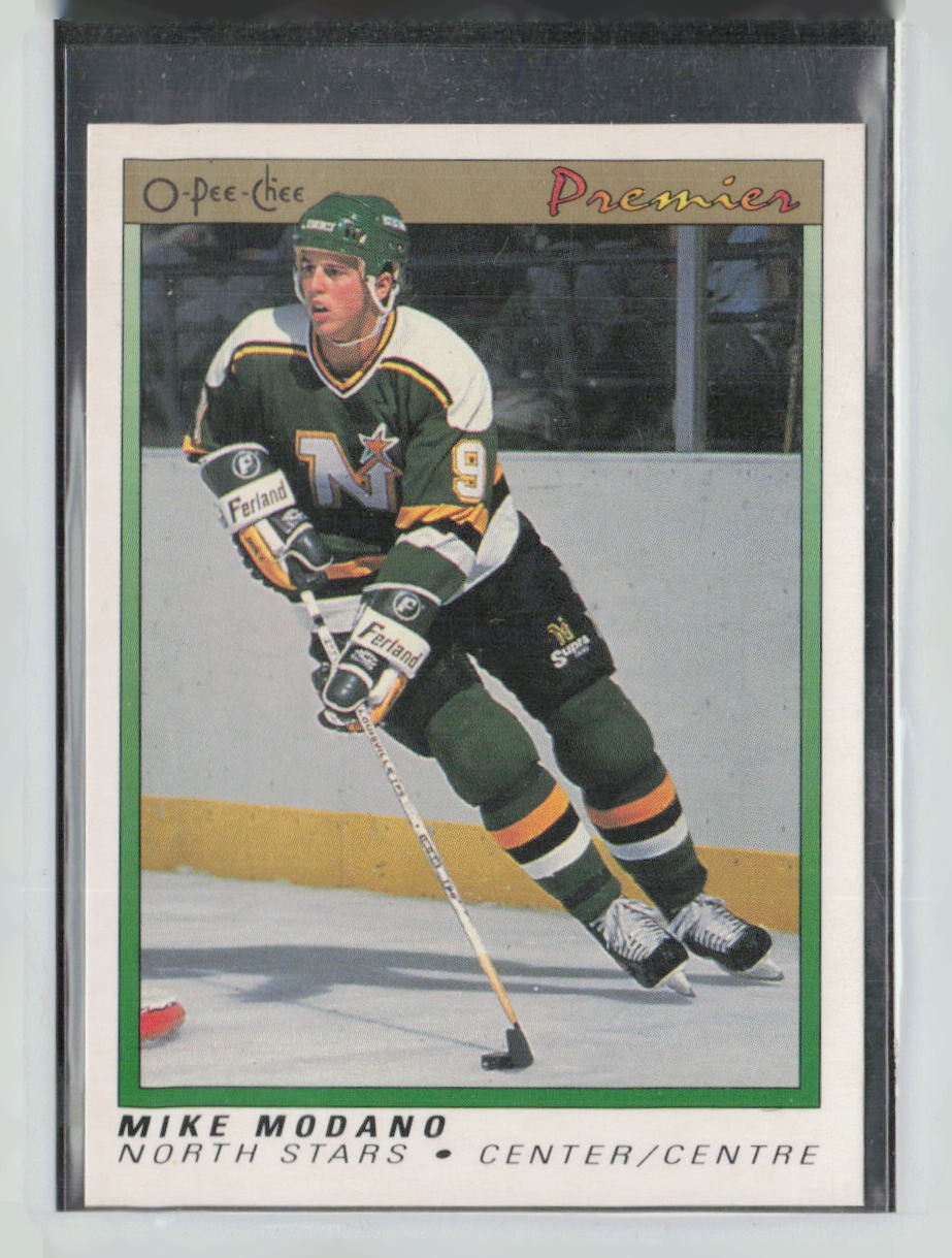 1990-91 O-Pee-Chee Premier #74 Mike Modano Rookie
