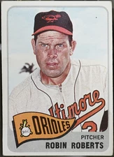 1965 Topps Baseball Robin Roberts #15 VG