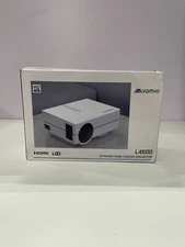 Vamvo L4500 White Portable HDMI LED Superior Home Theater Video Projector