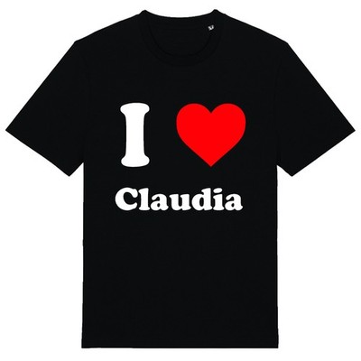 I Heart Claudia - Unisex T-Shirt Verräter TV Serie Geschenk Promi Mystery