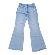 Levi's Premium 70s High Flare Womens Distressed Jeans Fits 29x31 Faded EUC