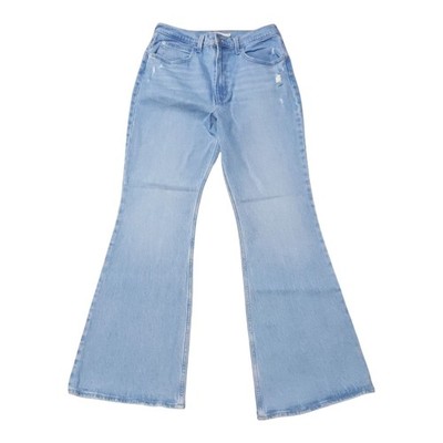 Levi's Premium 70s High Flare Womens Distressed Jeans Fits 29x31 Faded EUC
