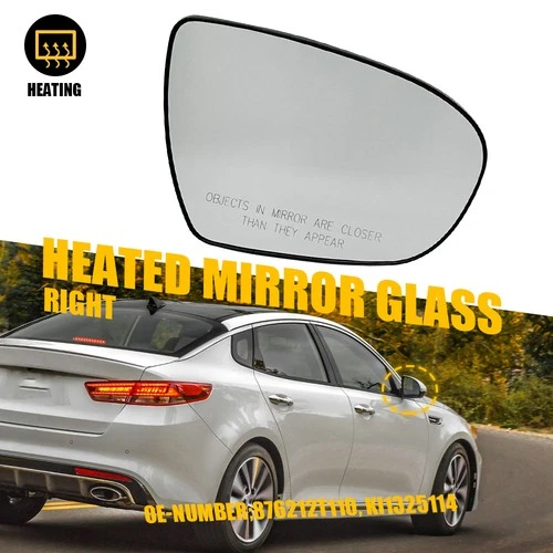Passenger Side Mirror Glass Heated For 2011 2012 2013 2014 2015 16 Kia Optima H