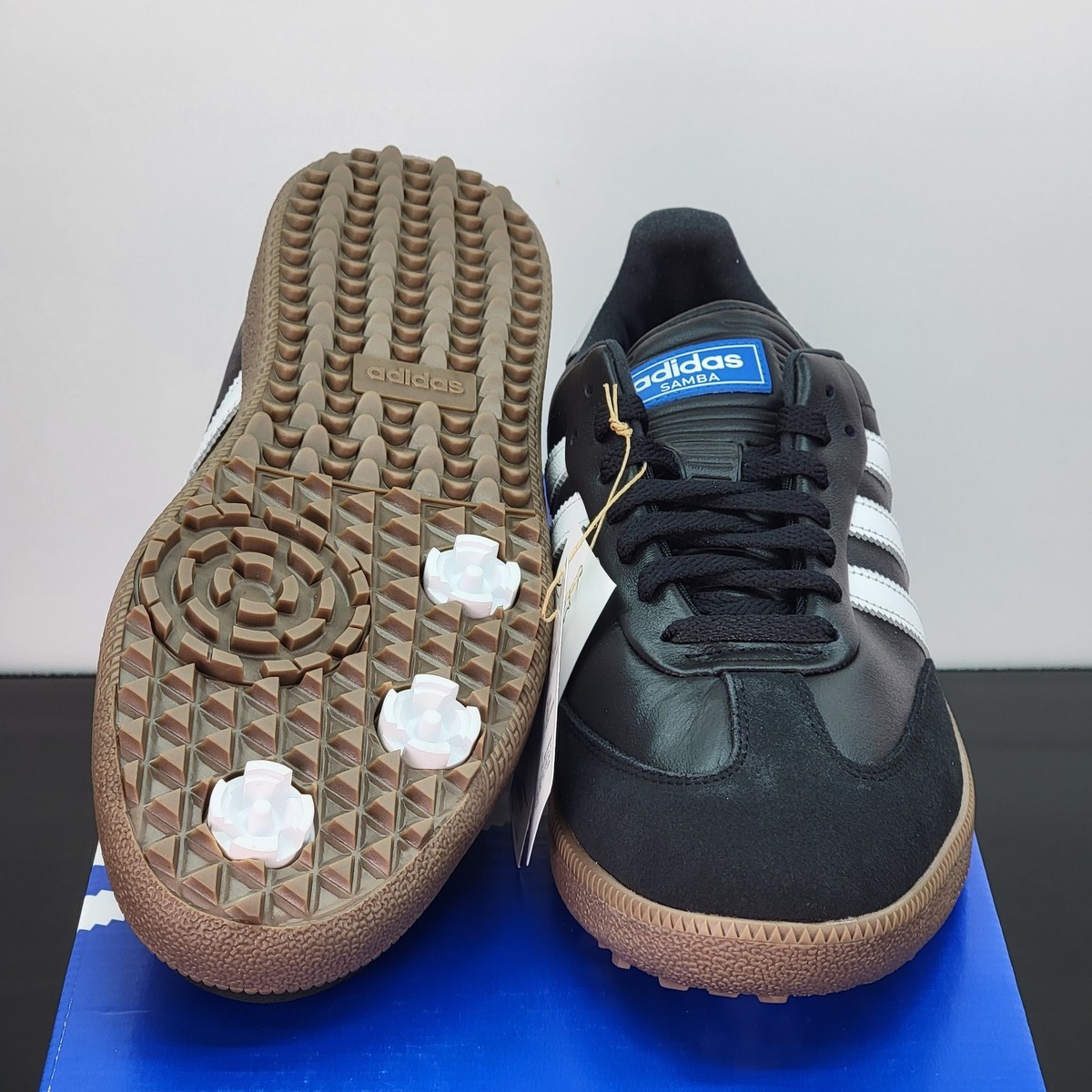 Adidas Samba OG Men's Size 12 Golf Shoes Black White Athletic