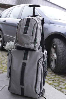   1x Samsonite Paradiver Reisekoffer grau mit 2 Rollen ohne Rücksack NEUw  