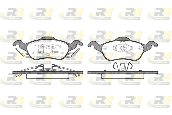 Roadhouse BremsbeläGe BremsklöTze Vorne FüR Ford Focus DAW DBW 1.6 16V 2691.00-image