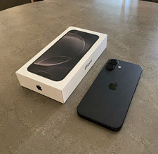 Apple iPhone 16 128 GB Schwarz Slate Smartphone mit Originalverpackung (OVP)