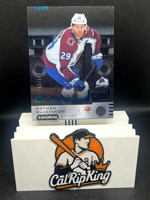 2023-24 Upper Deck Synergy #CR-NM Nathan MacKinnon Cranked Up Blue #/399