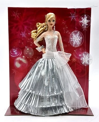 2008 Holiday Barbie Puppe / 20 Years of Holidays / Mattel L9643 / unbespielt - Bild 1 von 3