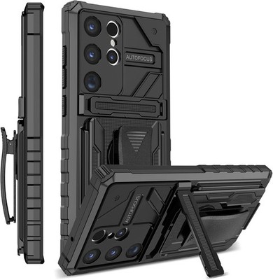 Swivel Belt Clip Holster for Samsung Galaxy S25 Ultra, Heavy Duty Rugged Case