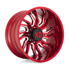Xd Wheels Xd858 Tension 22x12 8x6.5 -44mm Candy Redmilled Xd85822280944n Xd Wheels Xd858 Tension 22x12 8x6.5 -44mm Candy Redmilled Xd85822280944n