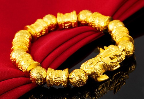 Couple brave troops 22K 23K 24K THAI BAHT YELLOW GOLD GP NECKLACE Bracelet - Picture 8 of 8