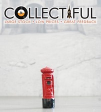 DORSET COLLECTABLES VINTAGE LEAD TOY FIGURE - POST BOX - MAILBOX - RED   950