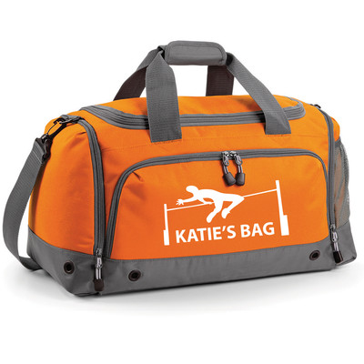 Personalisierte Sport Training Reisetasche Turntasche - Hochsprung zurück zur Schule