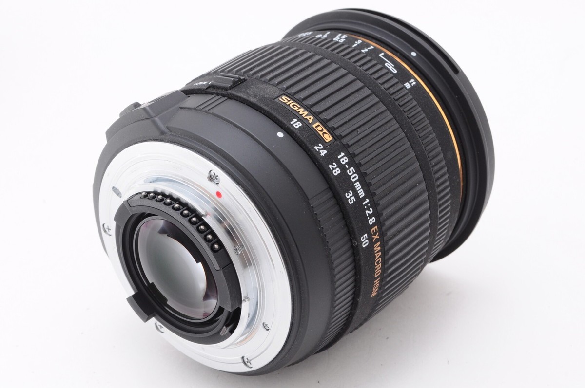 SIGMA DC 18-50MM F2.8 EX MACRO HSM ZOOM AF AUTO FOCUS LENS SIGMA DC 18-50MM F2.8 EX MACRO HSM ZOOM AF AUTO FOCUS LENS