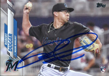 2020 Topps ROBERT DUGGER Signed Card autograph AUTO MARLINS RAYS REDS
