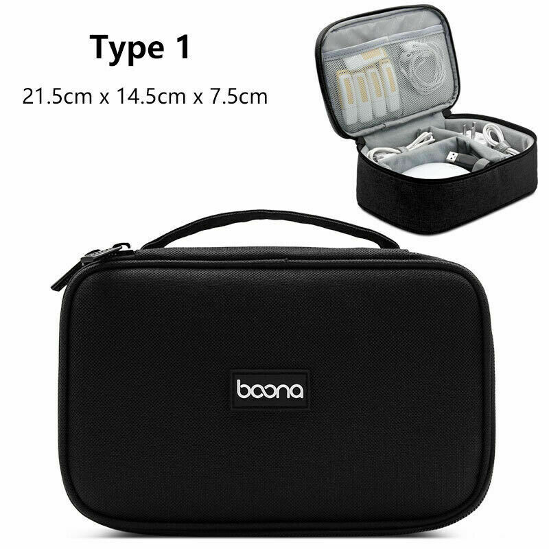Aazon.co: Linpr Charger Case For Acbook, Portable Tech Electronic Organizer Bag, Sall Travel