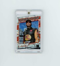 2021 Donruss Dominators SILVER PRIZM FOIL SP MARTIN TRUEX JR▪️Bass Pro NASCARS