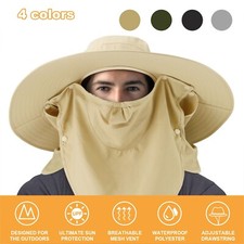 Bucket Hat Cap Fishing Boonie Brim Visor Sun Safari Summer Hat Men Women Camping