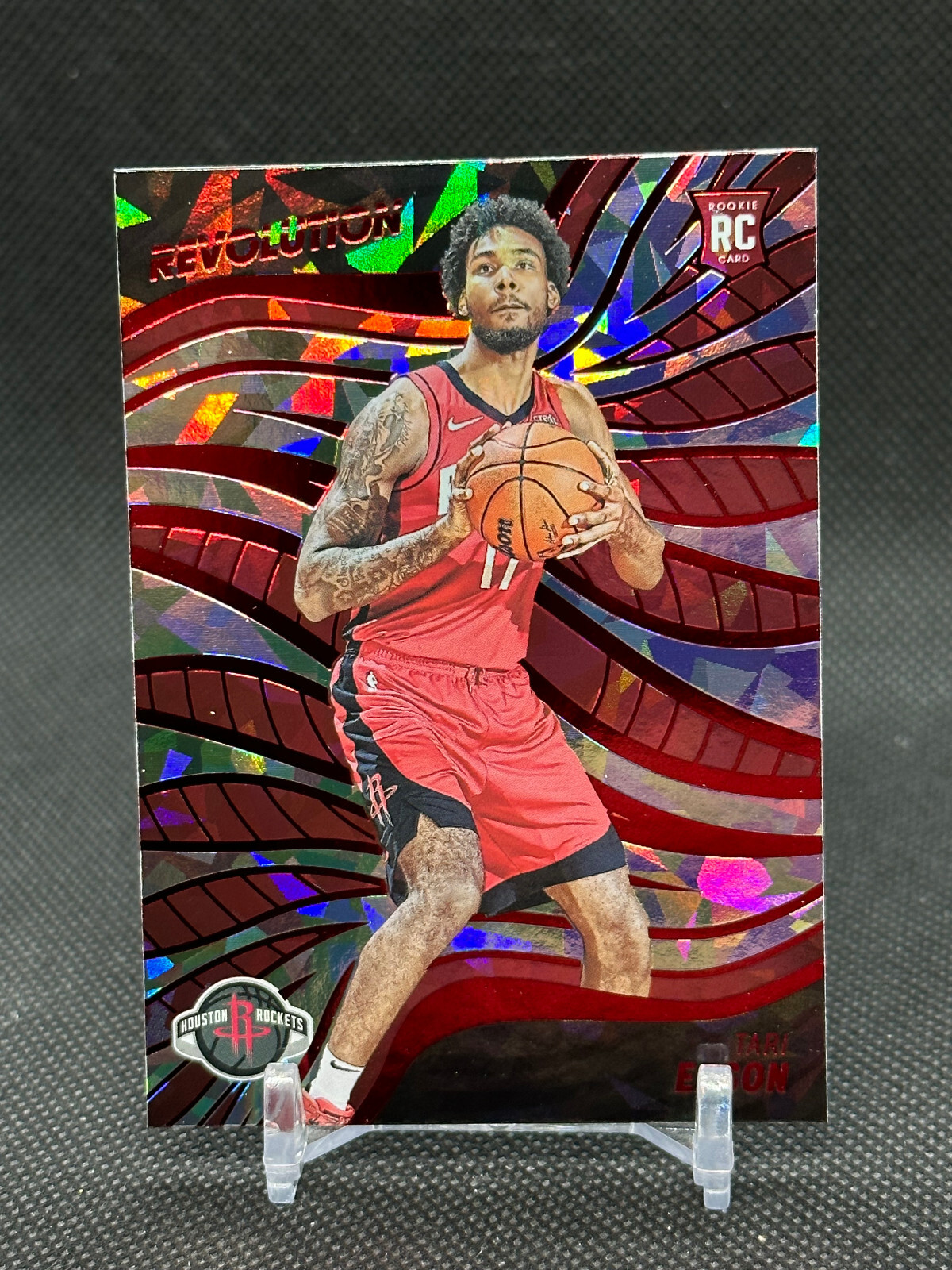 2022-23 Panini Revolution CHINESE NEW YEAR PARALLEL Tari Eason Rockets #128 RC