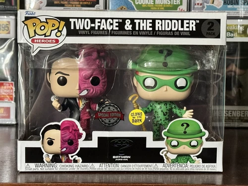 Funko Pop Figurka Batman Forever The Riddler Two Face Glow In The Dark 2-pak