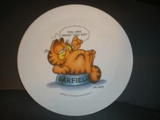 Vintage Deka Garfield Plastic Plate 1978 You Are What You Eat Jim Davis 8" (SU58