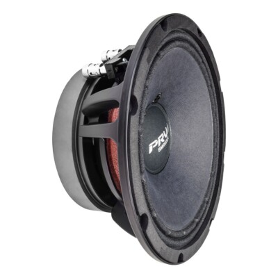 1x PRV Audio 8MR600X PRO Audio Midrange 8'' Speaker 600W 8 Ohm 98dB X Series