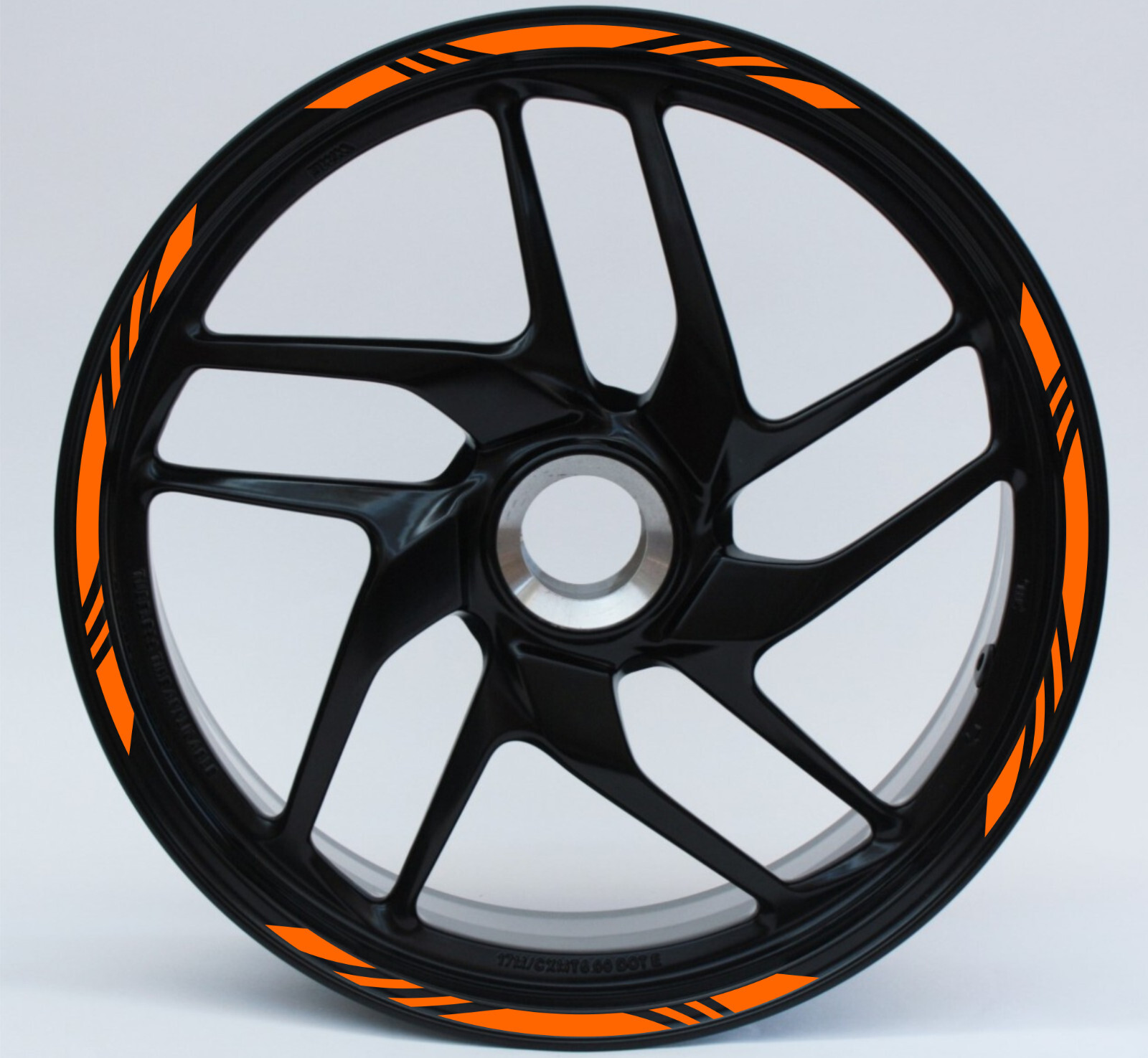 BTWSRX Motorrad Felgenaufkleber Für Kawasaki Z650 - Reflektierendes Felgenband 17 Zoll