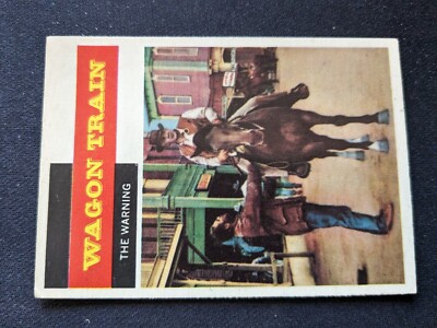 1958 Topps TV Westerns # 48 The Warning (EX)